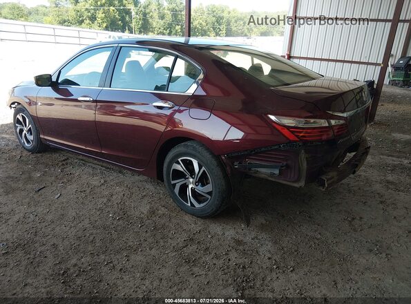 1HGCR2F34HA302902 2017 HONDA ACCORD Maroon Tył lewy