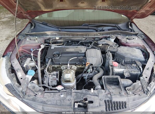 1HGCR2F34HA302902 2017 HONDA ACCORD Maroon Widok z tyłu