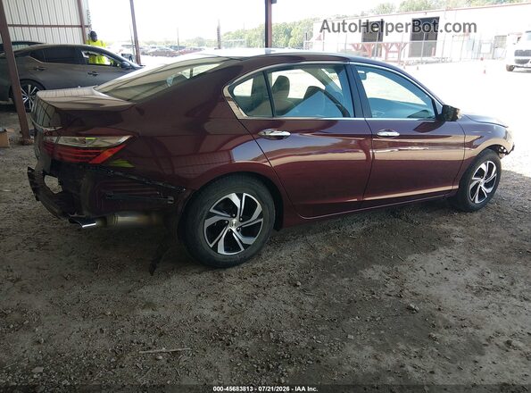 1HGCR2F34HA302902 2017 HONDA ACCORD Maroon Tył prawy