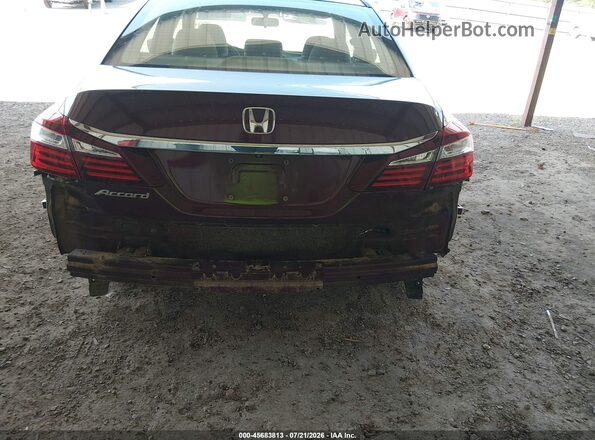 1HGCR2F34HA302902 2017 HONDA ACCORD Maroon Widok zestawu wskaźników