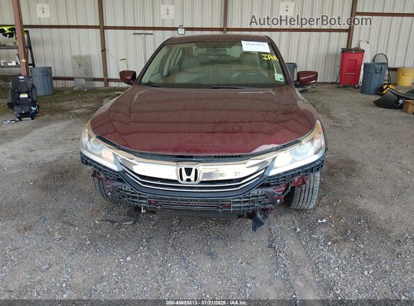 1HGCR2F34HA302902 2017 HONDA ACCORD Maroon Widok wnętrza z tyłu
