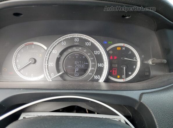 1HGCR2F35GA212916 2016 HONDA ACCORD Black Instrument cluster view