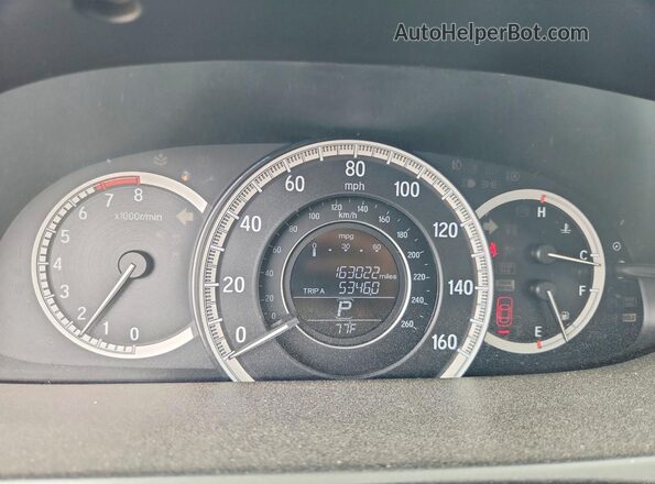 1HGCR2F35GA244832 2016 HONDA ACCORD Silver Widok zestawu wskaźników