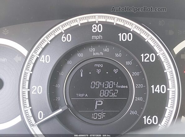1HGCR2F35HA093475 2017 HONDA ACCORD Серый Панорамный вид салона 360°