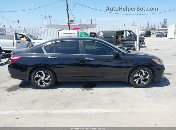1HGCR2F35HA096442 2017 HONDA ACCORD Black Вид задньої частини салону