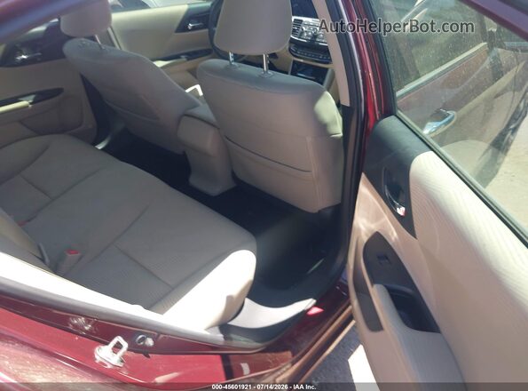 1HGCR2F35HA148362 2017 HONDA ACCORD Red VIN კოდის სტიკერის ხედი