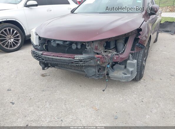 1HGCR2F35HA211587 2017 HONDA ACCORD Burgundy წინა ხედი