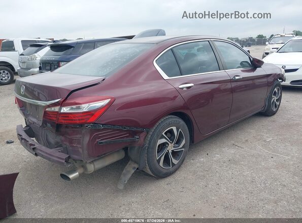1HGCR2F35HA211587 2017 HONDA ACCORD Burgundy უკანა მარჯვენა