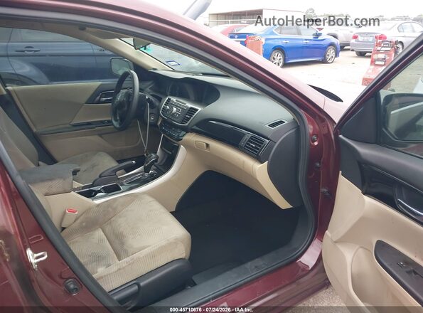 1HGCR2F35HA211587 2017 HONDA ACCORD Burgundy წინა სალონის ხედი