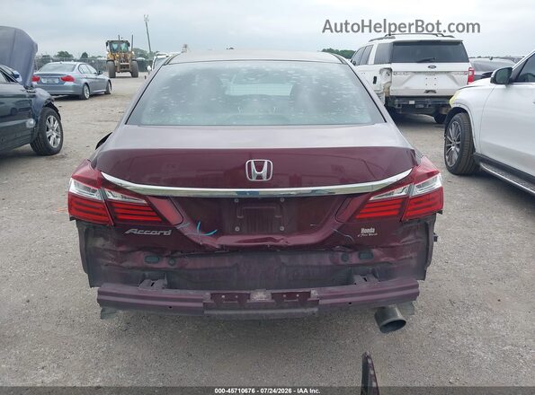 1HGCR2F35HA211587 2017 HONDA ACCORD Burgundy 