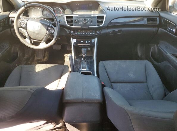 1HGCR2F35HA216420 2017 HONDA ACCORD Black Вид салону спереду
