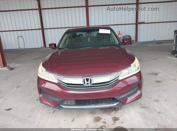 1HGCR2F35HA232939 2017 HONDA ACCORD Burgundy Սարքավորումների վահանակի տեսք
