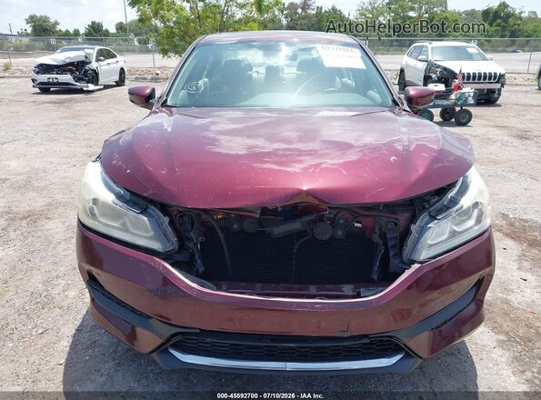 1HGCR2F35HA287956 2017 HONDA ACCORD Бордовый Вид щитка приборов