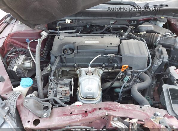 1HGCR2F35HA287956 2017 HONDA ACCORD Бордовый Вид сзади
