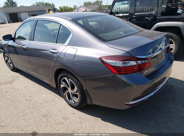 1HGCR2F36GA018850 2016 HONDA ACCORD Gray Задня ліва чверть