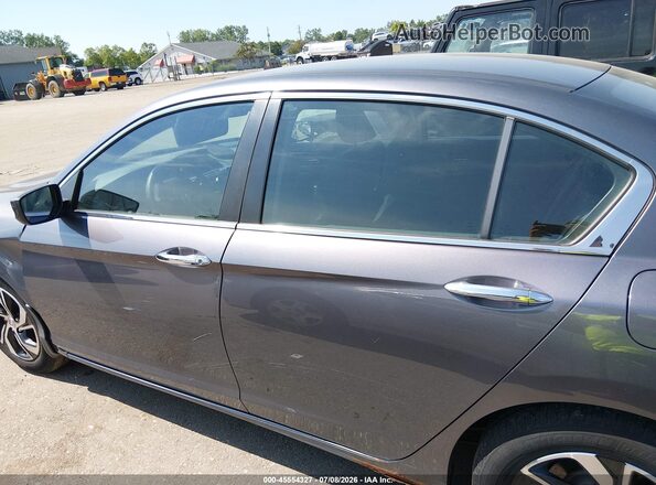 1HGCR2F36GA018850 2016 HONDA ACCORD Gray 