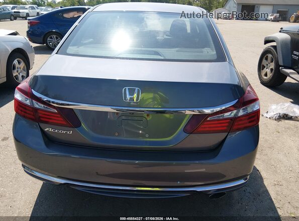 1HGCR2F36GA018850 2016 HONDA ACCORD Gray 