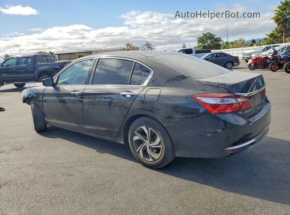 1HGCR2F36GA057891 2016 HONDA ACCORD Black უკანა მარცხენა