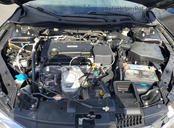 1HGCR2F36GA057891 2016 HONDA ACCORD Black უკანა სალონის ხედი