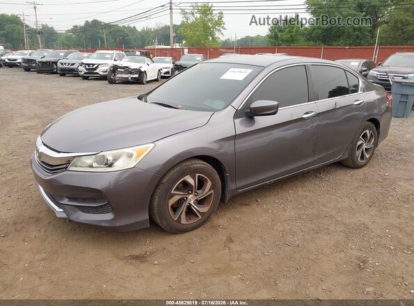 1HGCR2F36GA145145 2016 HONDA ACCORD Серый Передняя левая четверть