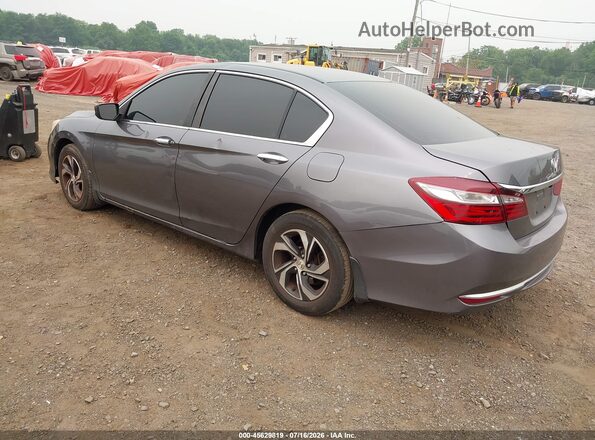 1HGCR2F36GA145145 2016 HONDA ACCORD Серый Задняя левая четверть