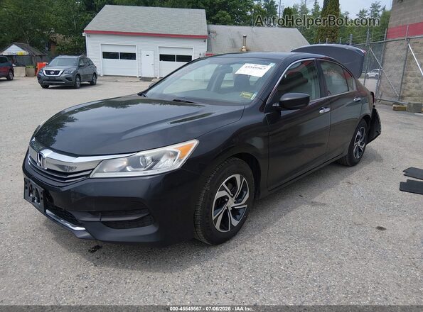 1HGCR2F36GA152693 2016 HONDA ACCORD Black Przód lewy