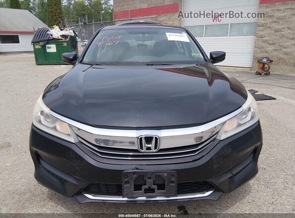 1HGCR2F36GA152693 2016 HONDA ACCORD Black Widok zestawu wskaźników