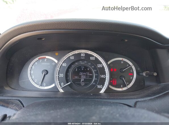 1HGCR2F36GA216067 2016 HONDA ACCORD Red უკანა სავარძლების ხედი