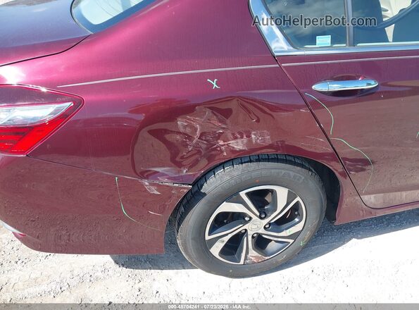 1HGCR2F36GA216067 2016 HONDA ACCORD Red წინა ხედი