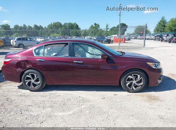 1HGCR2F36GA216067 2016 HONDA ACCORD Red სალონის 360-გრადუსიანი ხედი