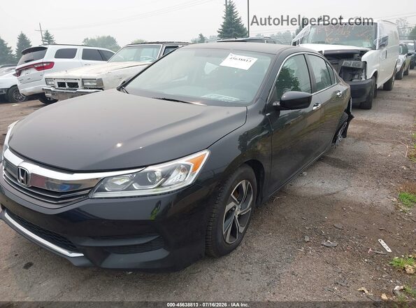 1HGCR2F36GA227408 2016 HONDA ACCORD Черный Передняя левая четверть
