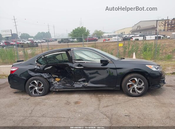 1HGCR2F36GA227408 2016 HONDA ACCORD Черный Вид задней части салона