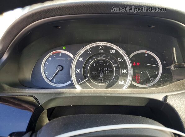 1HGCR2F36HA062154 2017 HONDA ACCORD Black Вид щитка приладів