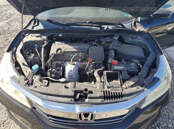 1HGCR2F36HA062154 2017 HONDA ACCORD Black Вид задньої частини салону