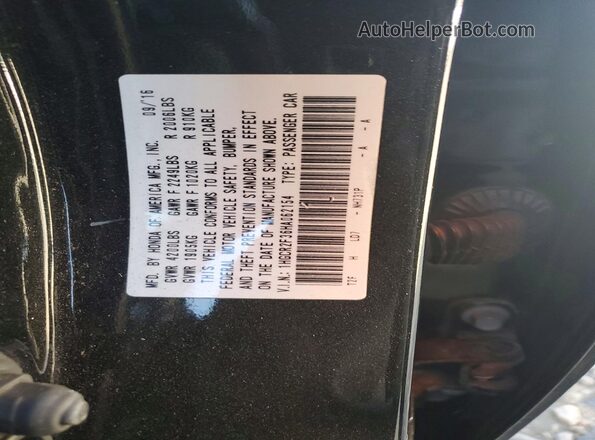 1HGCR2F36HA062154 2017 HONDA ACCORD Black Вид підкапотного простору