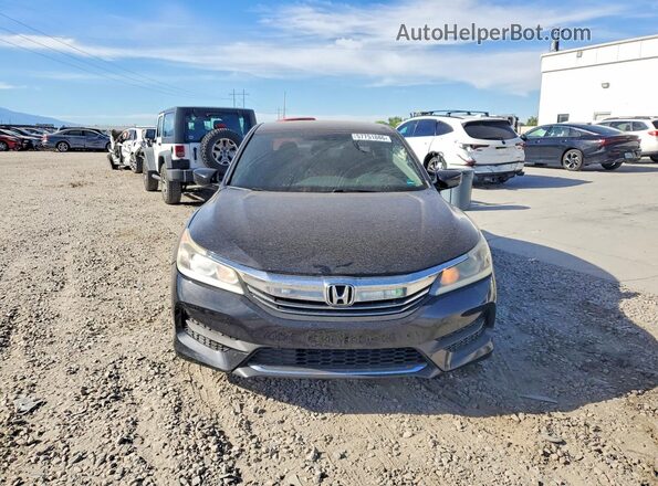 1HGCR2F36HA062154 2017 HONDA ACCORD Black Вид спереду