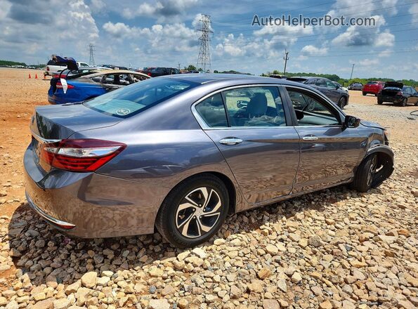 1HGCR2F36HA155580 2017 HONDA ACCORD Gray Trasero derecho