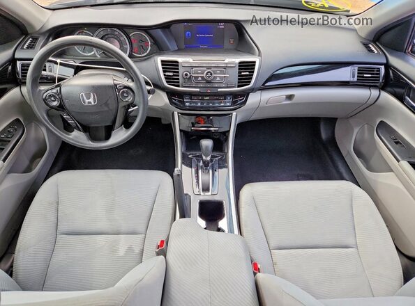 1HGCR2F36HA155580 2017 HONDA ACCORD Gray Vista del salpicadero