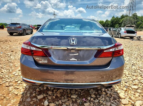 1HGCR2F36HA155580 2017 HONDA ACCORD Gray Vista trasera