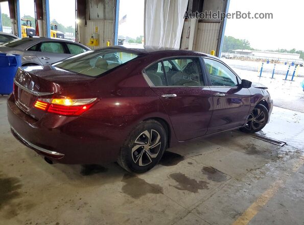 1HGCR2F36HA187378 2017 HONDA ACCORD Burgundy Rear right