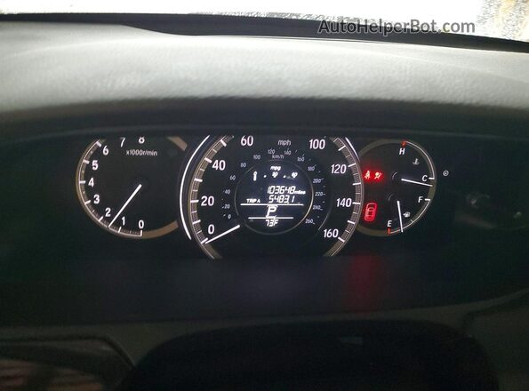 1HGCR2F36HA187378 2017 HONDA ACCORD Burgundy Instrument cluster view