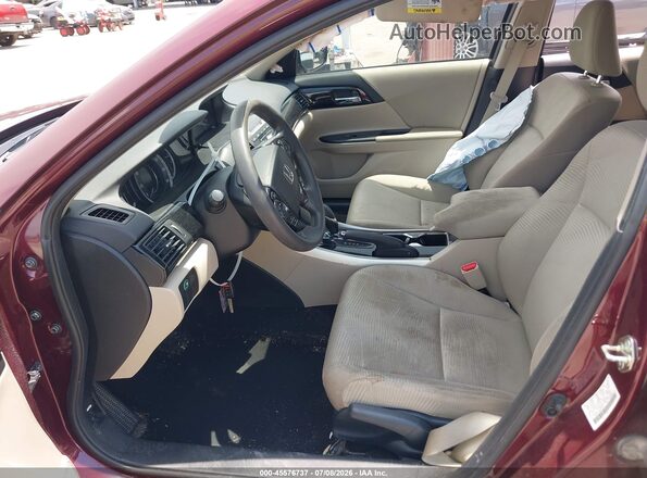 1HGCR2F36HA202316 2017 HONDA ACCORD Burgundy წინა სალონის ხედი