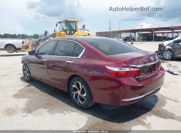 1HGCR2F36HA202316 2017 HONDA ACCORD Burgundy უკანა მარცხენა