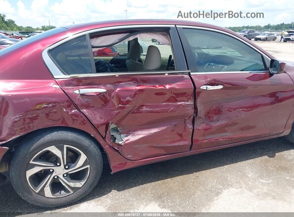 1HGCR2F36HA202316 2017 HONDA ACCORD Burgundy წინა ხედი