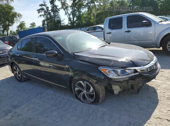1HGCR2F36HA258434 2017 HONDA ACCORD Black Front right