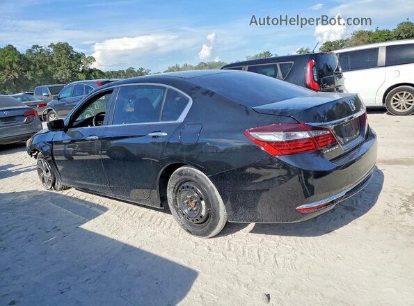 1HGCR2F36HA258434 2017 HONDA ACCORD Black Rear left