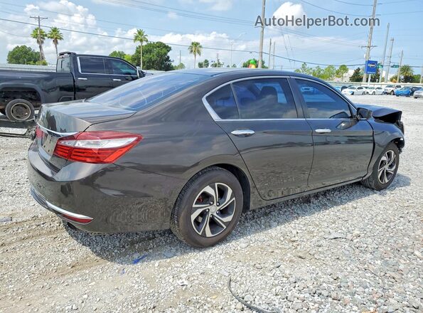 1HGCR2F37GA047922 2016 HONDA ACCORD Gray Задня права чверть