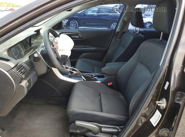 1HGCR2F37GA047922 2016 HONDA ACCORD Gray Вид салону спереду