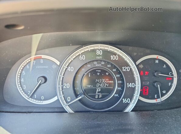 1HGCR2F37HA120918 2017 HONDA ACCORD White Widok zestawu wskaźników