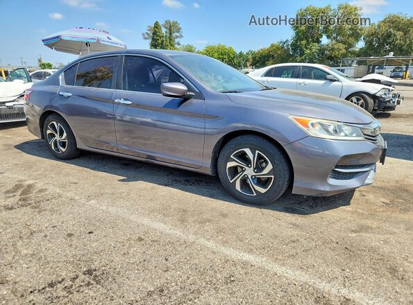 1HGCR2F37HA165423 2017 HONDA ACCORD Gray Przód prawy